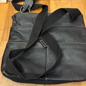 Roots Leather Many Zippers Unisex